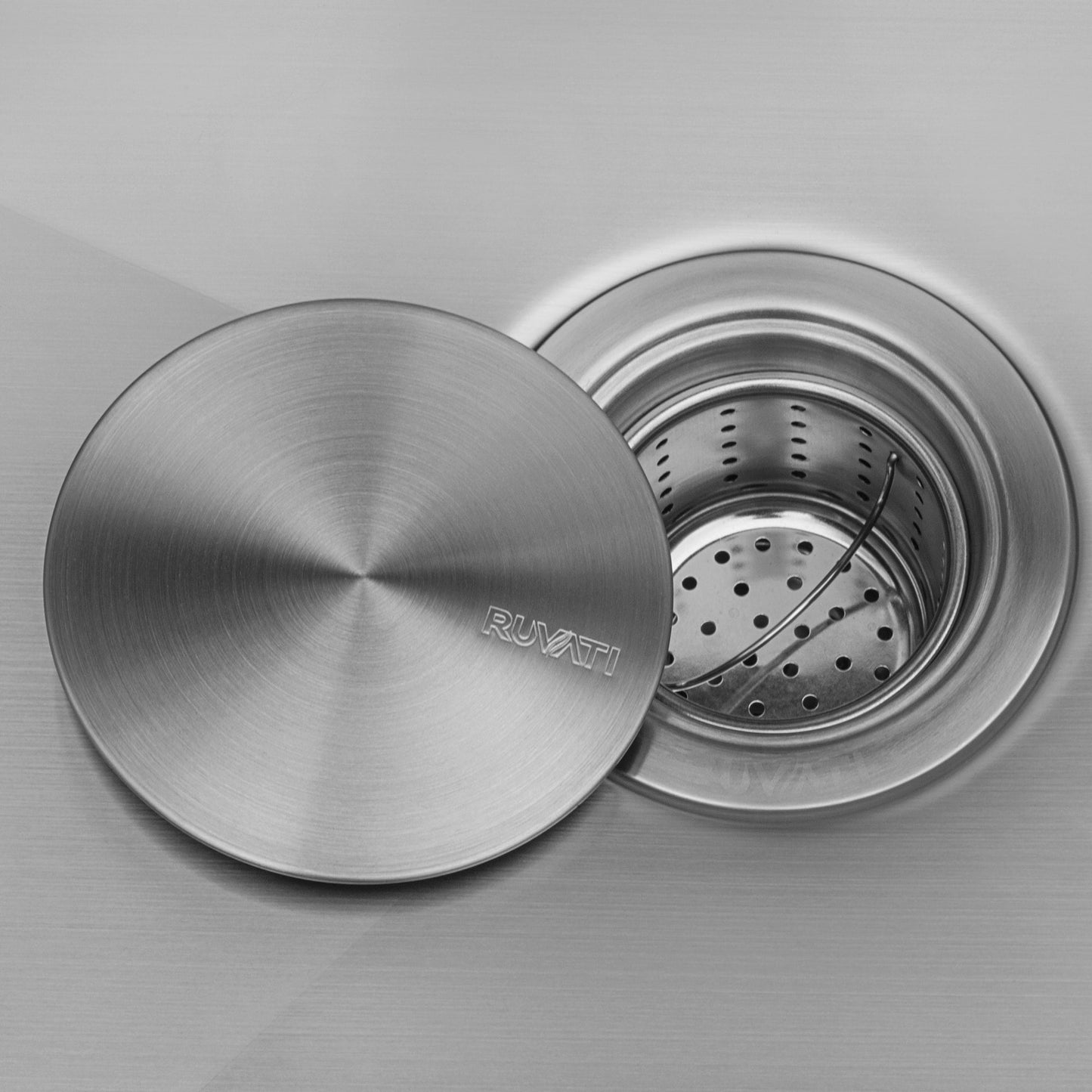 Ruvati 23-in x 18-in Stainless Steel Undermount Laundry Sink