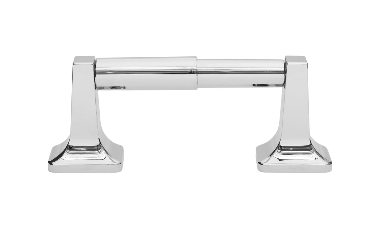 Project Source Seton 4-Piece Chrome Decorative Bathroom Hardware Set – 24-in Towel Bar, TP Holder, Towel Ring, Robe Hook