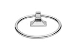 Project Source Seton 4-Piece Chrome Decorative Bathroom Hardware Set – 24-in Towel Bar, TP Holder, Towel Ring, Robe Hook