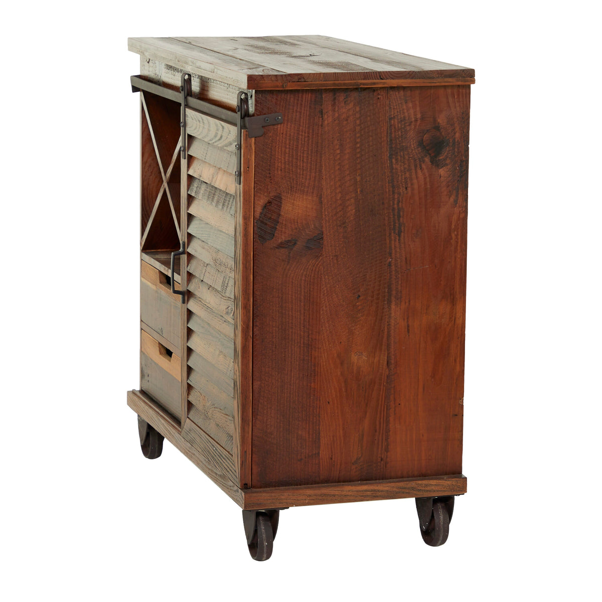 Grayson Lane Brown Pine 2-Drawer Accent Chest