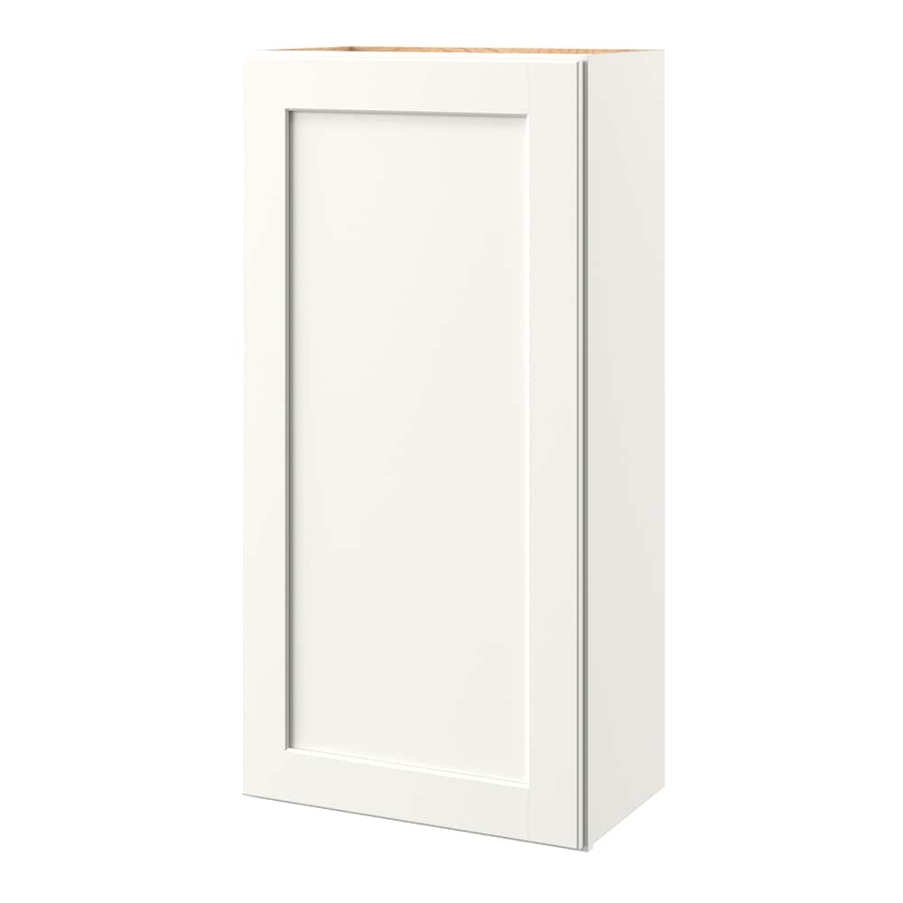 allen + roth Aveley 21-in W x 42.125-in H x 12-in D Linen Wall Fully Assembled Cabinet (Flat Panel Shaker Door Style)
