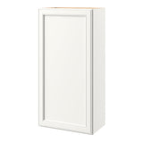 allen + roth McKeller 21-in W x 39.125-in H x 12-in D Linen Wall Fully Assembled Cabinet (Flat Panel Square Door Style)
