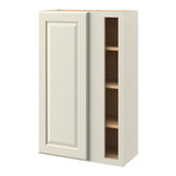 allen + roth Pattingham 27-in W x 39.125-in H x 12-in D Harbor Blind Corner Wall Fully Assembled Cabinet (Raised Panel Shaker Style)