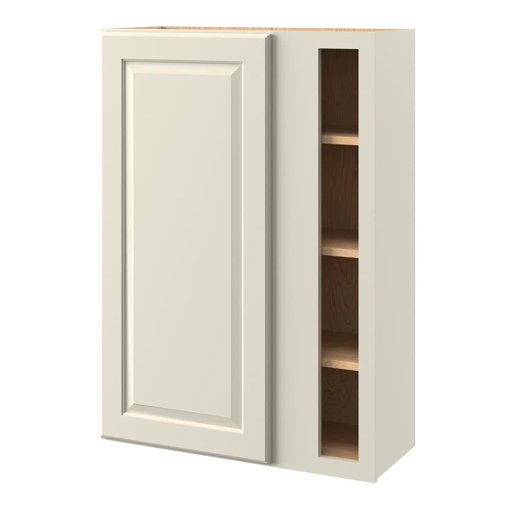 allen + roth Pattingham 30-in W x 39.125-in H x 12-in D Harbor Blind Corner Wall Fully Assembled Cabinet (Raised Panel Shaker Style)