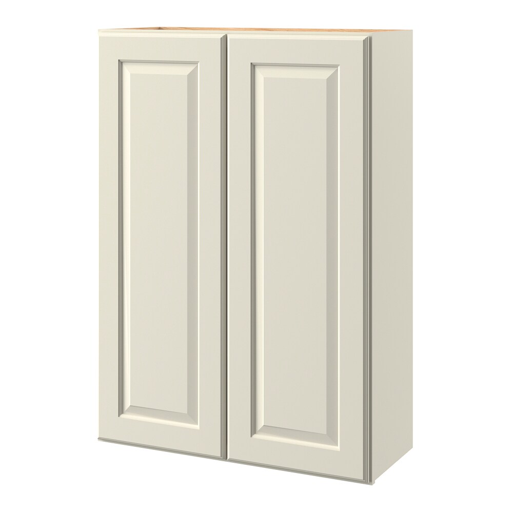 allen + roth Pattingham 30-in W x 39-in H x 12-in D Harbor Wall Fully Assembled Cabinet (Raised Panel Square Door Style)