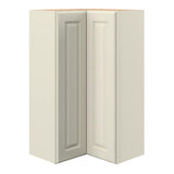 allen + roth Pattingham 24-in W x 42.125-in H x 12-in D Harbor Diagonal Corner Wall Fully Assembled Cabinet (Raised Panel Square Style)