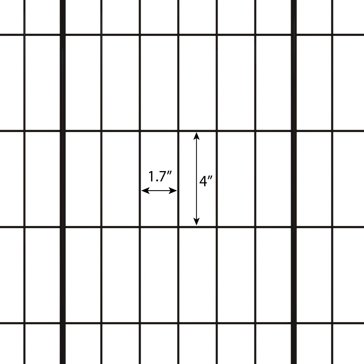 YARDLINK 4-ft H x 3-ft W Black Steel Decorative Metal Straight-top No Dig Decorative Fence Panel