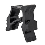 Yardgard Select 3.75-in Black Metal Rail Clip For Metal Fence