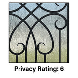 Greatview Doors 36-in x 80-in Mahogany Prehung Front Door with Privacy Glass