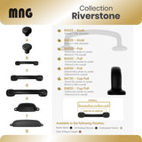 Laurey Riverstone 3-in (76mm) Center to Center Oil Rubbed Bronze Rectangular Cup Drawer Pull