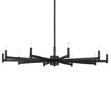 Kichler Erzo 10-Light Black Modern/Contemporary Chandelier