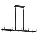 Kichler Erzo 10-Light Black Modern/Contemporary Chandelier