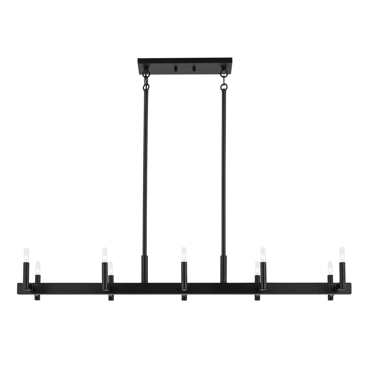 Kichler Erzo 10-Light Black Modern/Contemporary Chandelier
