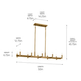 Kichler Erzo 10-Light Modern/Contemporary Chandelier