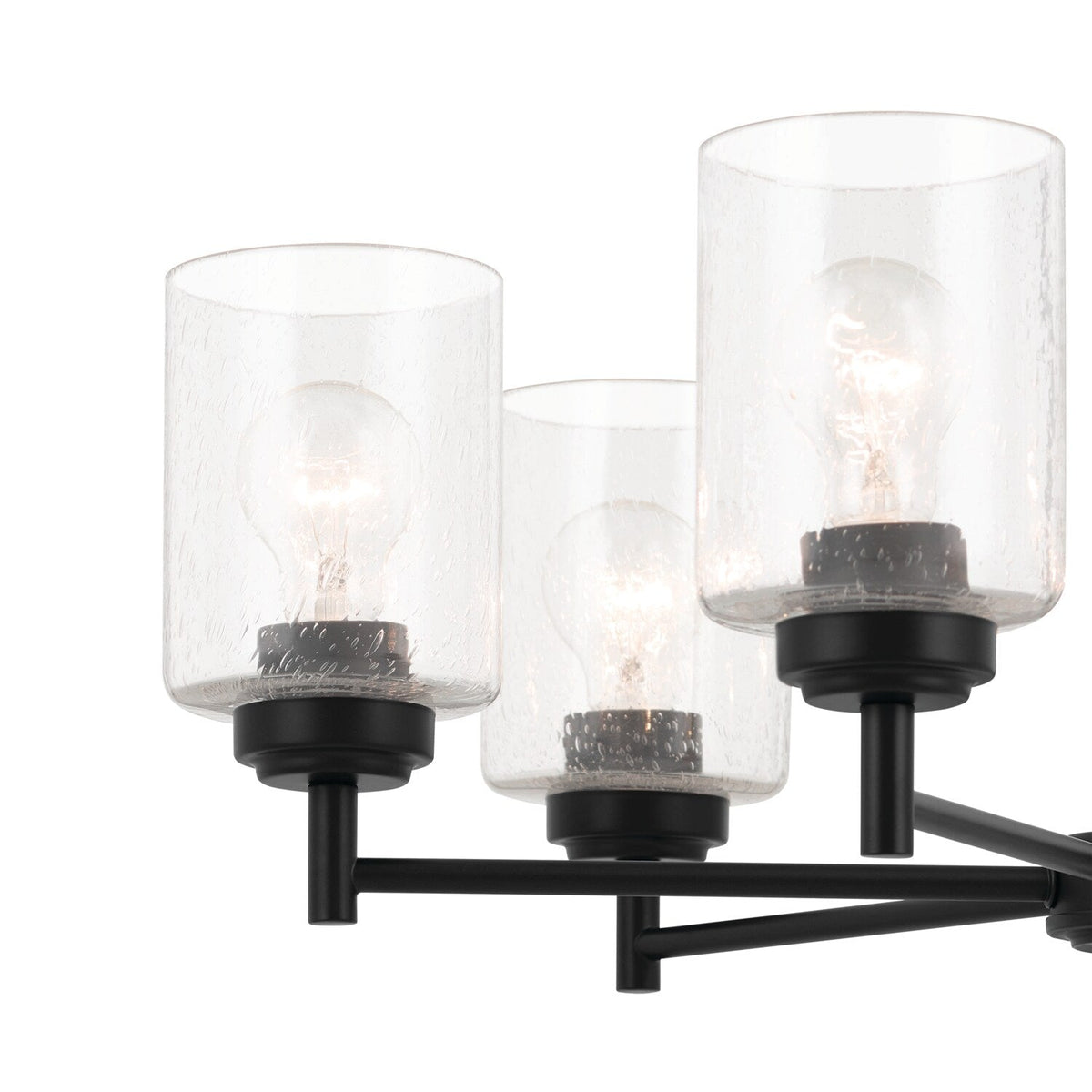 Kichler Winslow 6-Light Black Industrial Chandelier