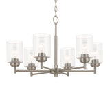 Kichler Winslow 6-Light Brushed Nickel Industrial Chandelier