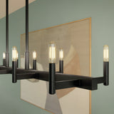 Kichler Erzo 10-Light Black Modern/Contemporary Chandelier