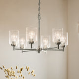 Kichler Winslow 6-Light Brushed Nickel Industrial Chandelier