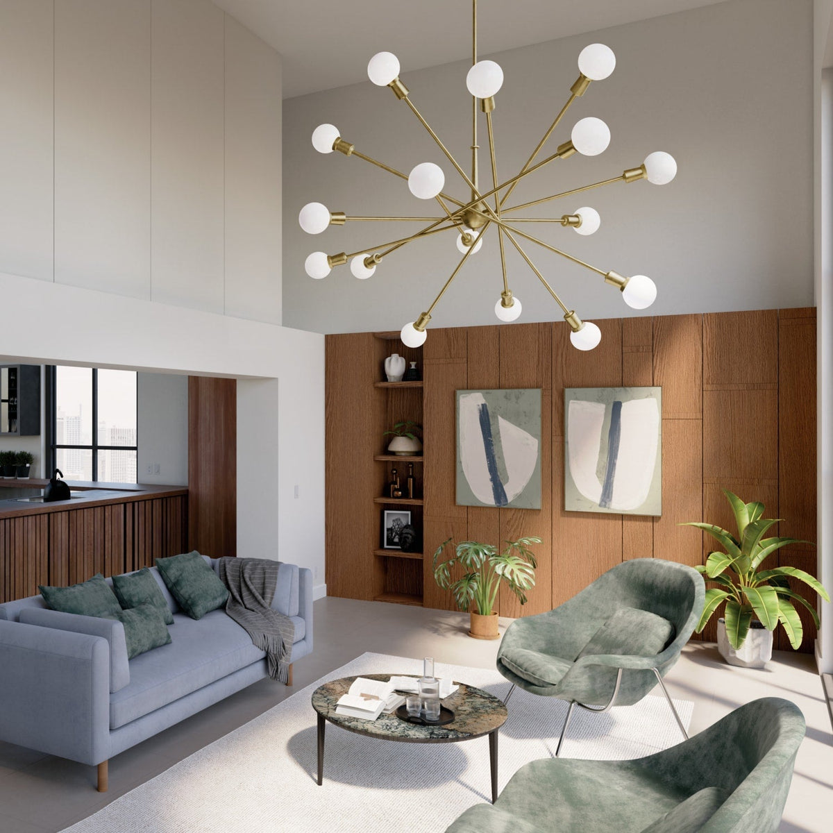 Kichler Armstrong 16-Light Modern/Contemporary Chandelier