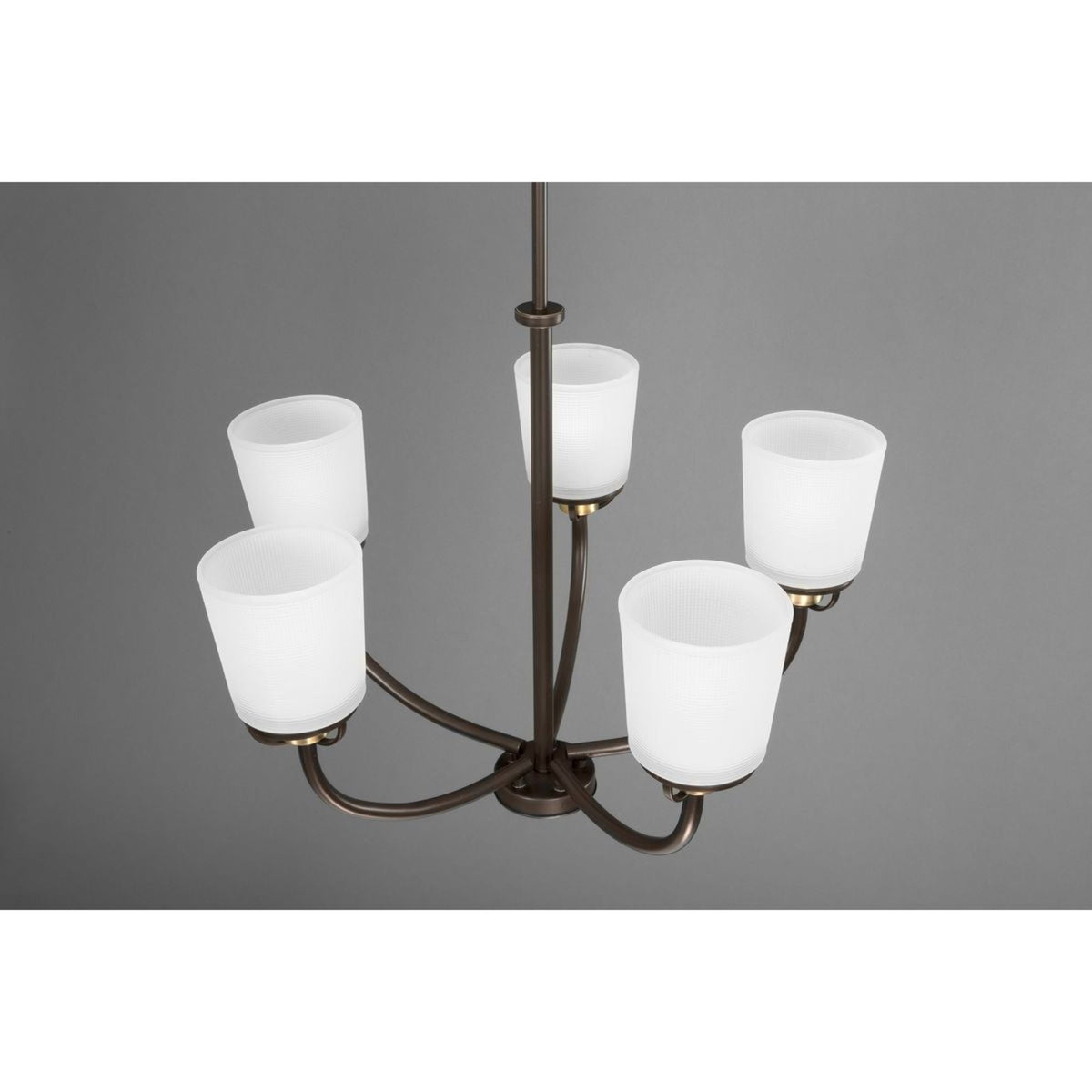 Progress Lighting West Village 5-Light Antique Bronze Transitional Chandelier
