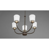 Progress Lighting West Village 5-Light Antique Bronze Transitional Chandelier