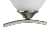 Progress Lighting Laird 3-Light Brushed Nickel Traditional Chandelier