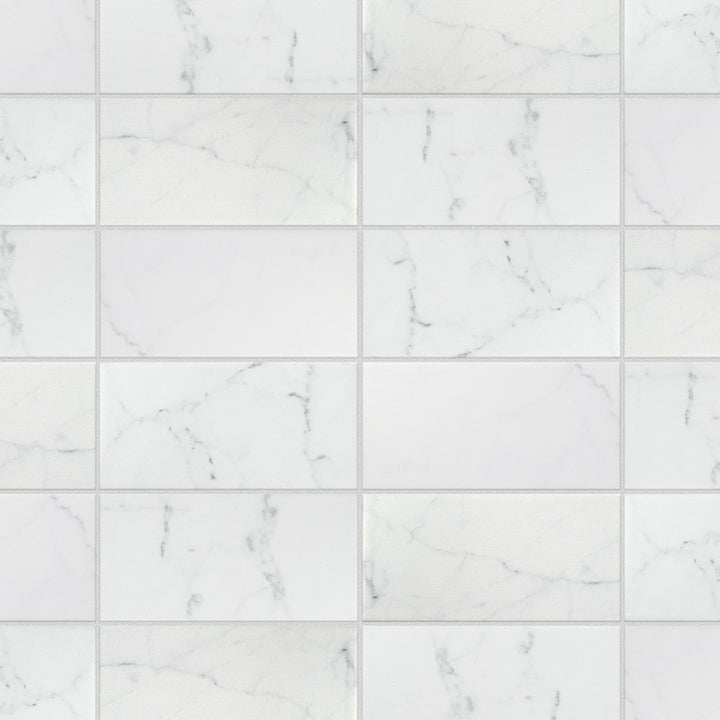 Merola Tile Classico Carrara Matte 3 in. x 6 in. Ceramic Wall Subway Tile (6.03 sq. ft. / Case)
