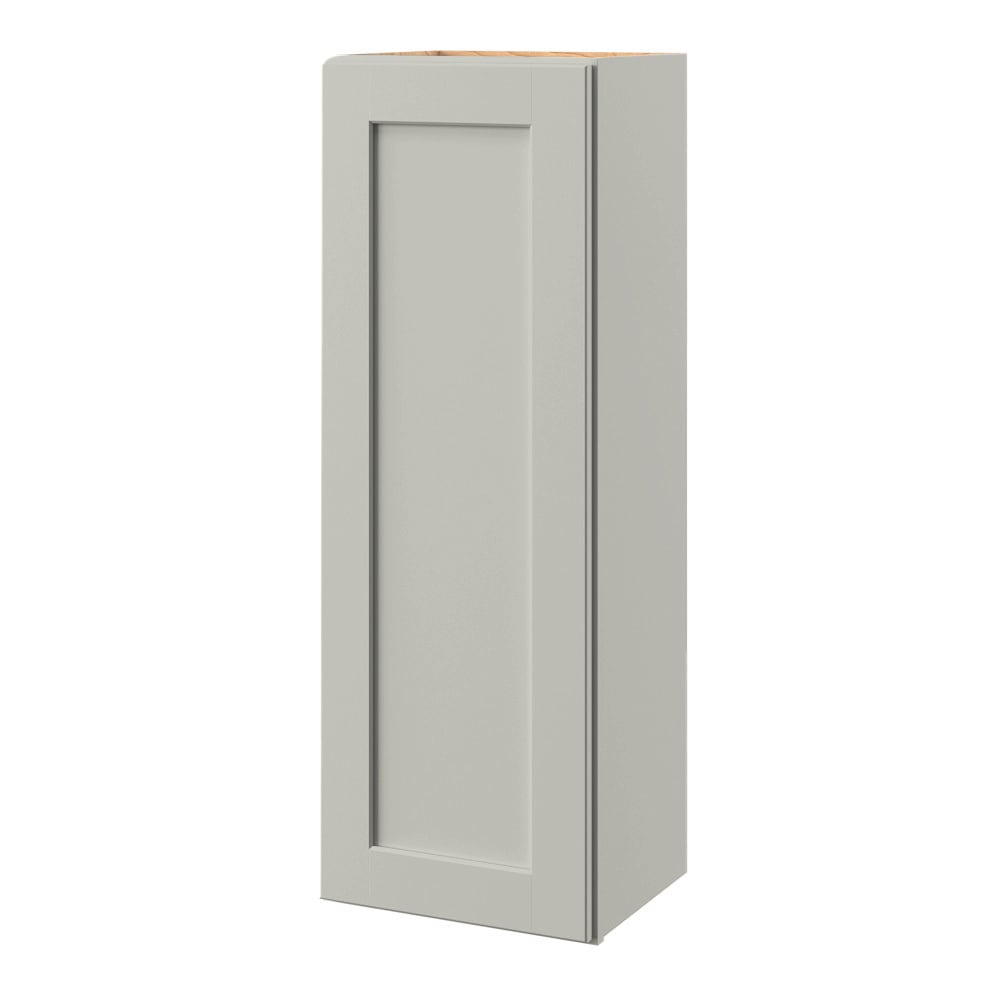 allen + roth Stonewall 15-in W x 39.125-in H x 12-in D Stone Wall Fully Assembled Cabinet (Flat Panel Shaker Door Style)