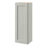allen + roth Stonewall 15-in W x 39.125-in H x 12-in D Stone Wall Fully Assembled Cabinet (Flat Panel Shaker Door Style)