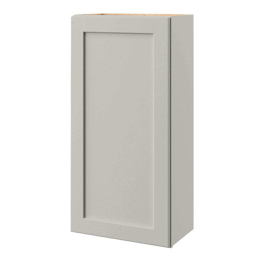 allen + roth Stonewall 21-in W x 39.125-in H x 12-in D Stone Wall Fully Assembled Cabinet (Flat Panel Shaker Door Style)