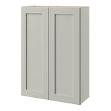 allen + roth Stonewall 30-in W x 39-in H x 12-in D Stone Wall Fully Assembled Cabinet (Flat Panel Shaker Door Style)