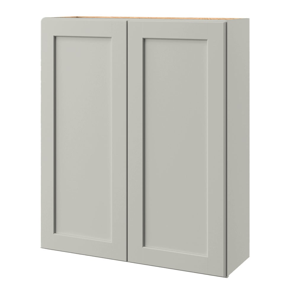 allen + roth Stonewall 36-in W x 42-in H x 12-in D Stone Wall Fully Assembled Cabinet (Flat Panel Shaker Door Style)