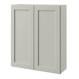 allen + roth Stonewall 36-in W x 42-in H x 12-in D Stone Wall Fully Assembled Cabinet (Flat Panel Shaker Door Style)