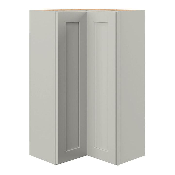 allen + roth Stonewall 24-in W x 42.125-in H x 12-in D Stone Diagonal Corner Wall Fully Assembled Cabinet (Flat Panel Shaker Style)