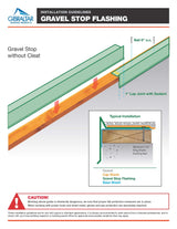 Gibraltar Building Products 6-in x 10-ft Sliver Galvanized Steel Drip Edge, 26-Gauge (TP10G-26)