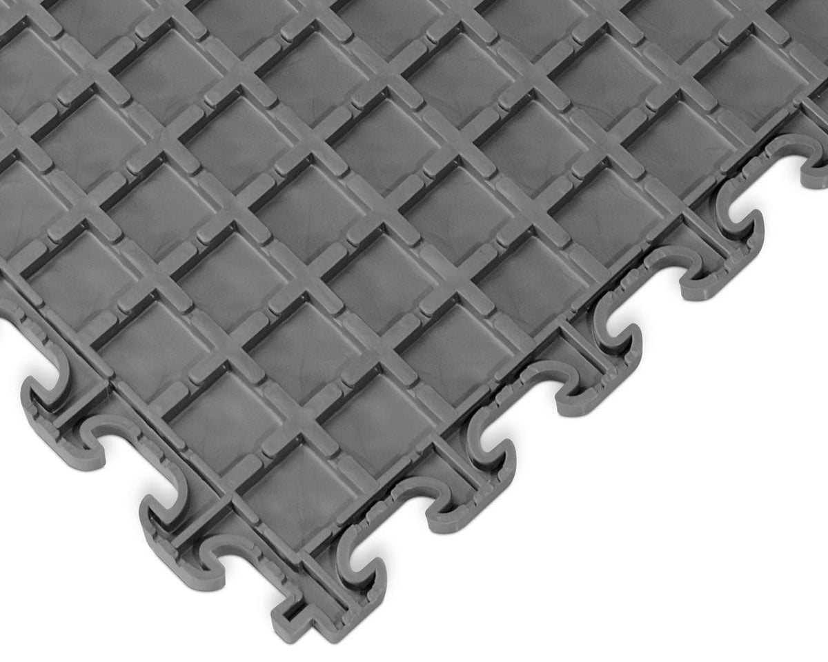Norsk 18.3-in W x 18.3-in L x 0.25-in T Interlocking Flexible PVC Gym Floor Tile (13.95-sq ft) (6-Pack)