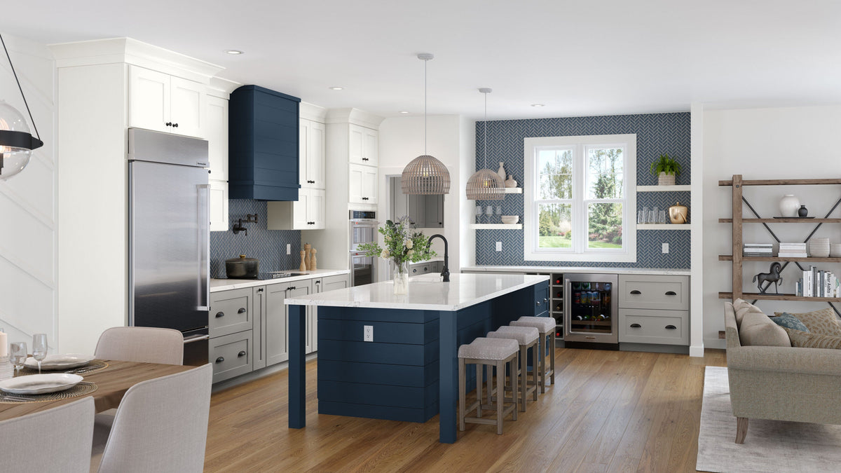 allen + roth Aveley 12-in W x 39.125-in H x 12-in D Linen Wall Fully Assembled Cabinet (Flat Panel Shaker Door Style)