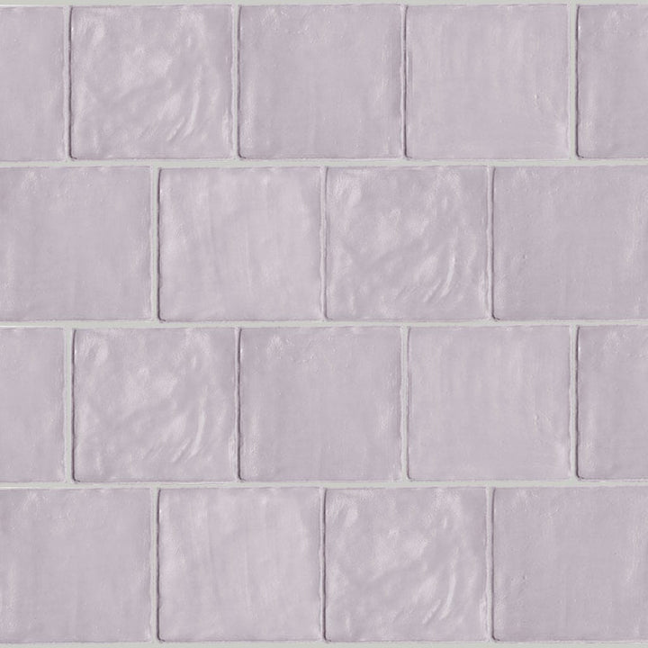 Apollo Tile Duchess White 4-in x 4-in Glossy Ceramic Patterned Wall Tile product image