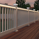4-in x 4-in White Vinyl Deck Post Cap