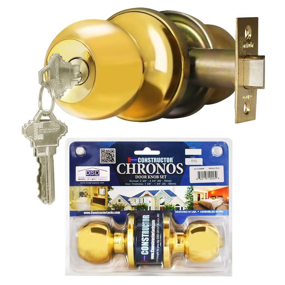 Stainless Steel Finish Keyed Entry Door Knob Set - Super Arbor