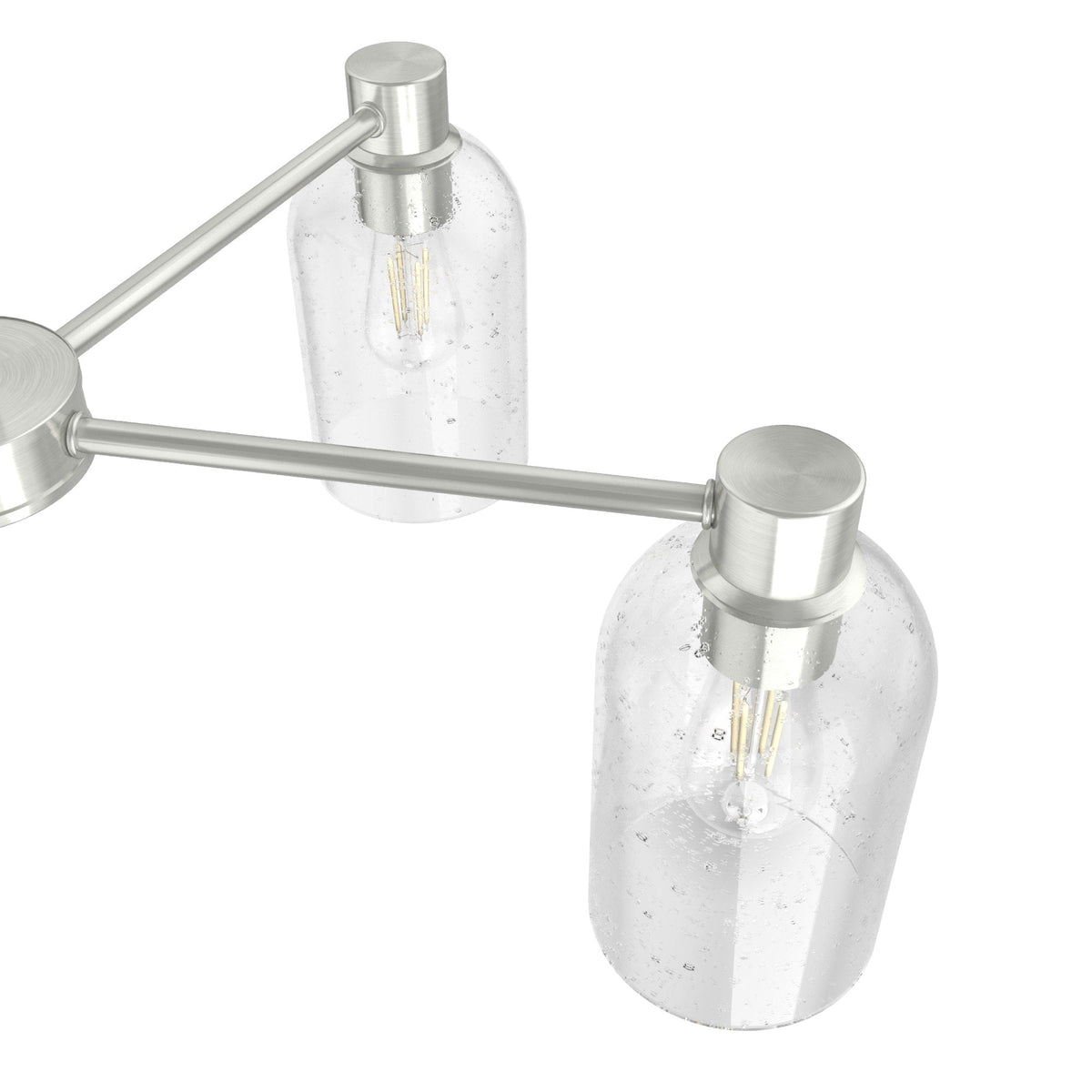 Hunter Lochemeade 5-Light Brushed Nickel Transitional Led Chandelier