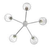 Hunter Lochemeade 5-Light Brushed Nickel Transitional Led Chandelier
