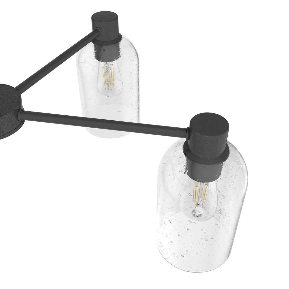 Hunter Lochemeade 5-Light Matte Gray Transitional Led Chandelier