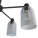 Hunter Lochemeade 5-Light Matte Black Transitional Led Chandelier