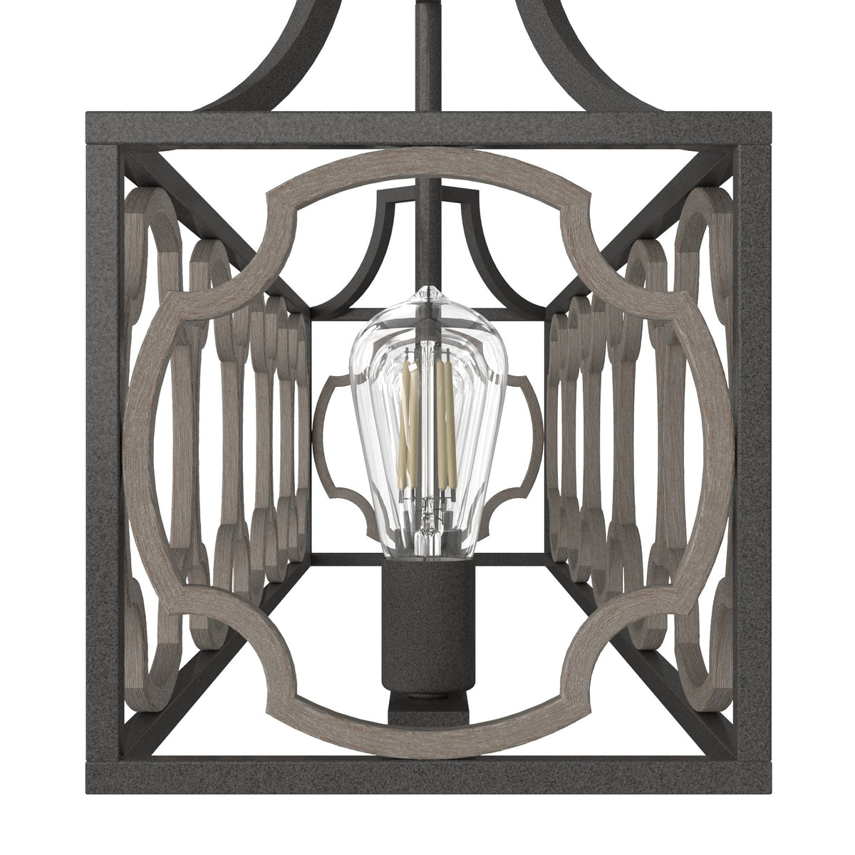Hunter Stone Creek 5-Light Matte Bronze Transitional Led Bare Bulb Chandelier