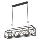 Hunter Stone Creek 5-Light Matte Bronze Transitional Led Bare Bulb Chandelier