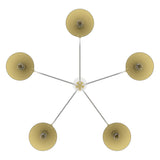 Hunter Grove Isle 5-Light Matte White Modern/Contemporary Led Chandelier