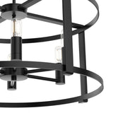 Hunter Astwood 6-Light Matte Black Transitional Led Chandelier