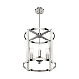 Hunter Astwood 4-Light Polished Nickel Transitional Led Chandelier