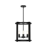 Hunter Astwood 4-Light Matte Black Transitional Led Chandelier